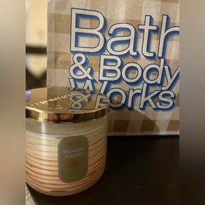 Bronzed Sunset 3 wicked candle by Bath and Body Works